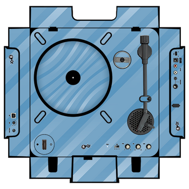 dj-skins Numark PT 01 Skin STRIPER